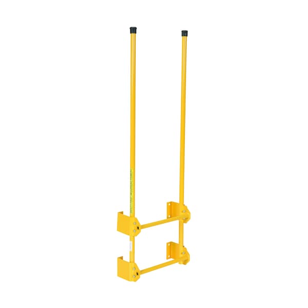 65-1/2" Overall H, Dock Ladder, Walk-Through Style, 2 Step, Steel, 2 Steps, 300 lb. Load Capacity
